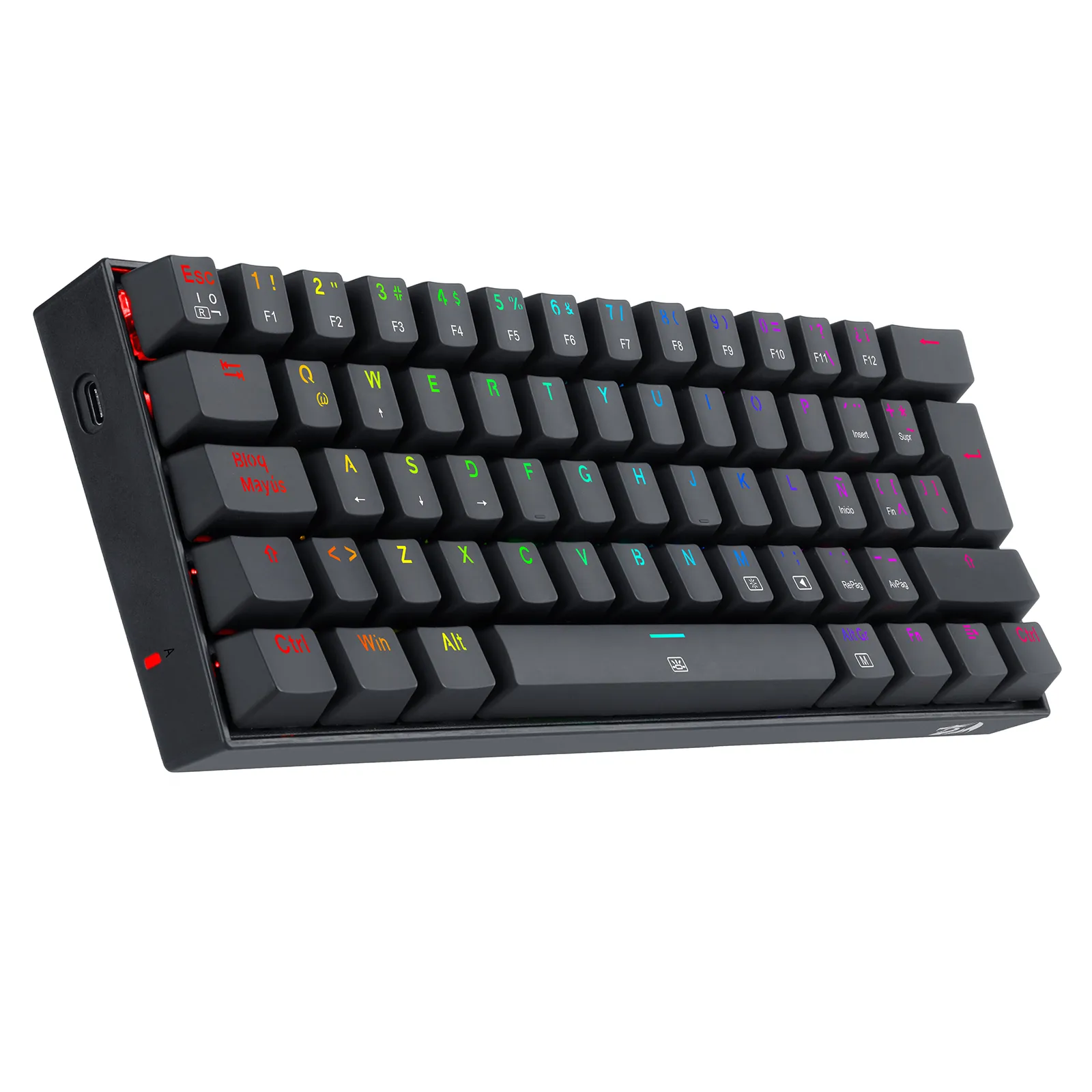 Teclado Gamer Redragon Dragonborn K630rgb Red Mecanico