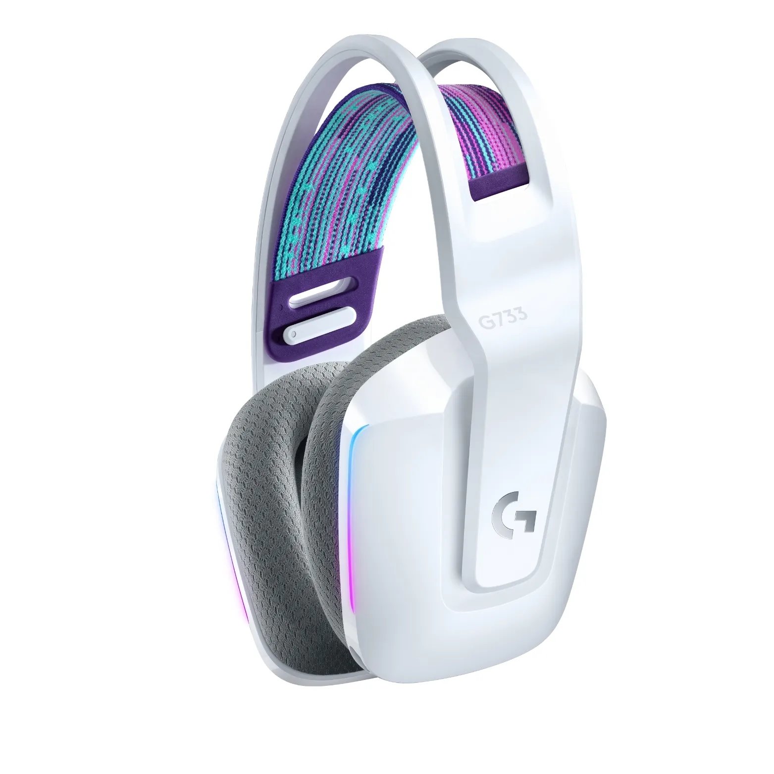 Diadema Gamer Logitech G733 Inalambrico Blanco