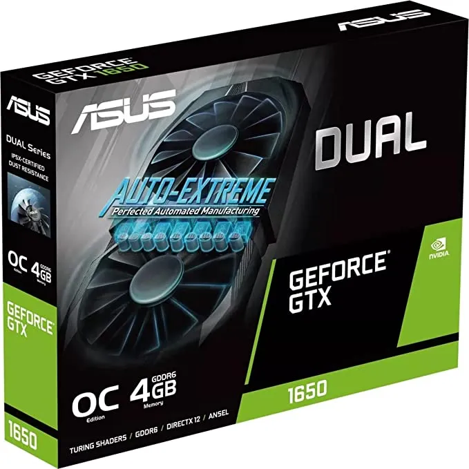 Tarjeta De Video Asus Dual Geforce Gtx 1650 V2 Oc Edition 4gb Gddr6