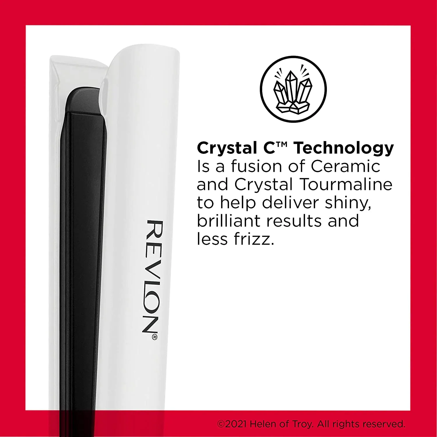 Plancha Revlon Profesional Crystal C  - ORIGINAL