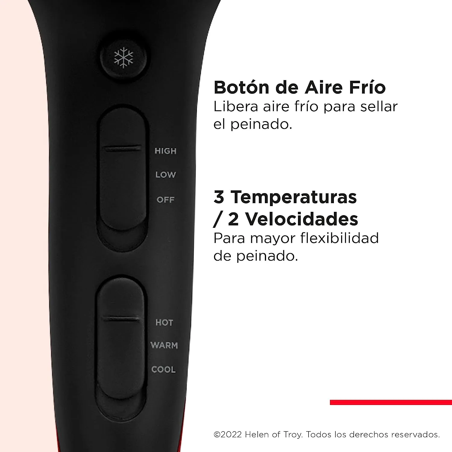 Secador De Pelo Con Infusión De Aceite De Coco Revlon Smoothstay