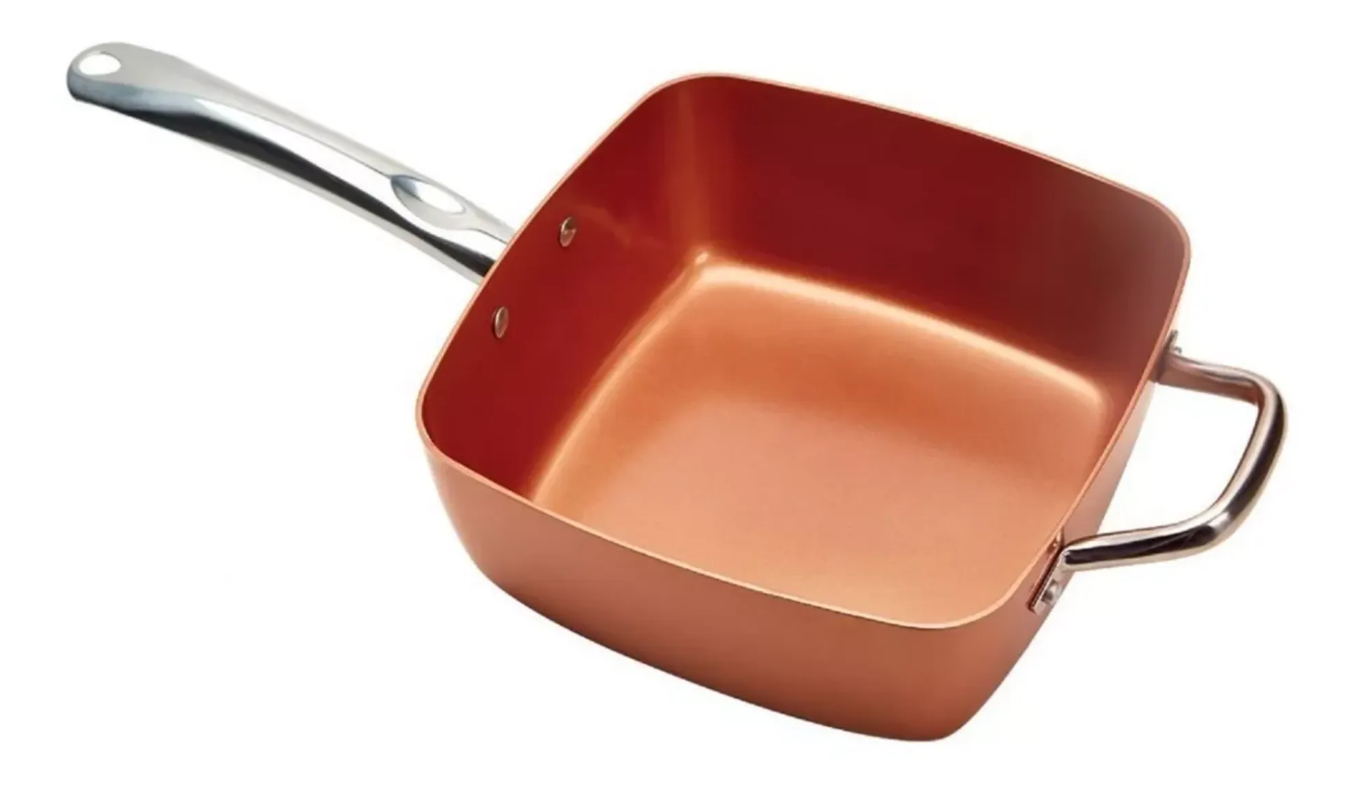 Sarten Cacerola Copper Antiadherente 24 Cm Set 5 Piezas