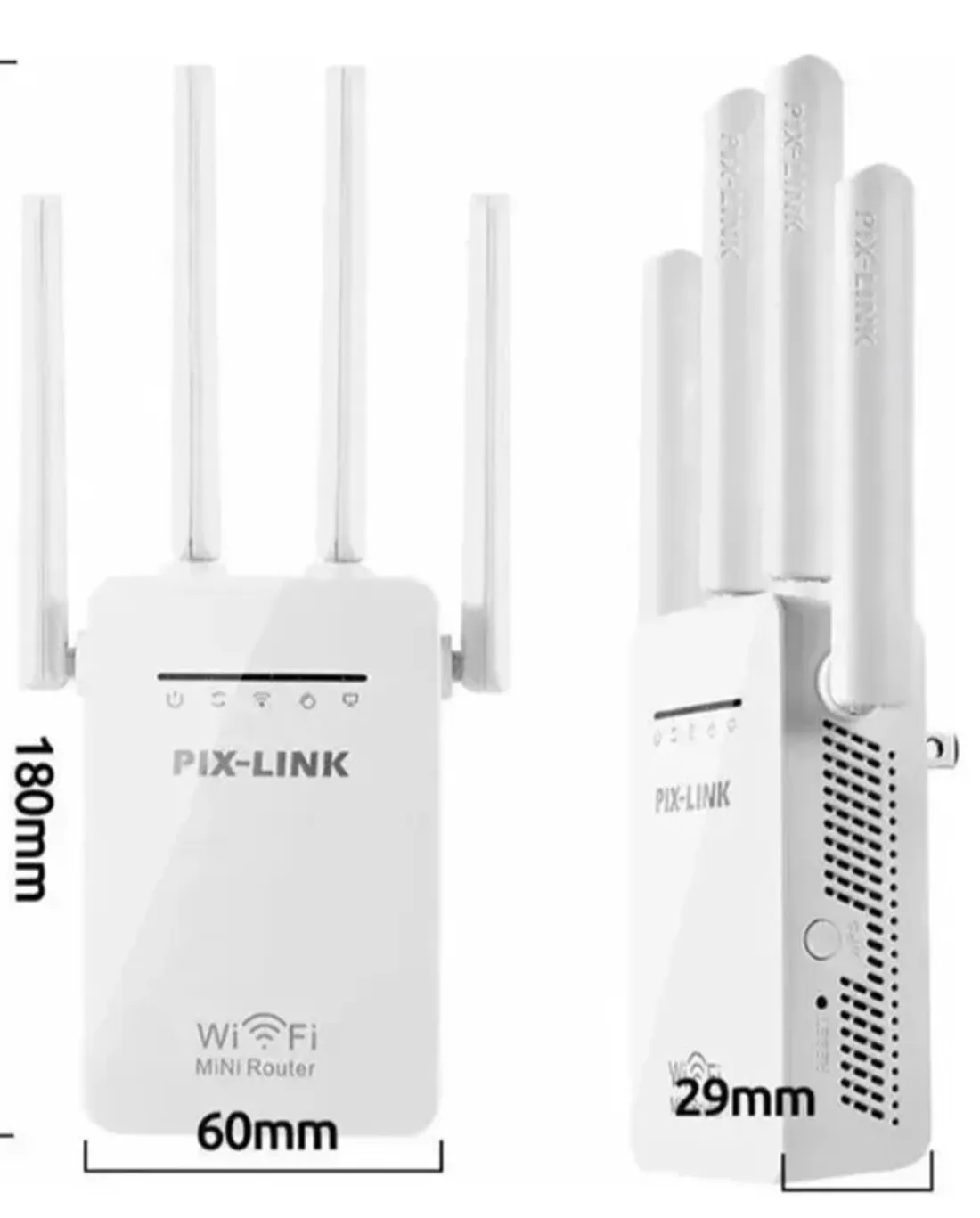 Repetidor Extensor Router Pix link Wifi 300mbps Rompemuros Luegopago