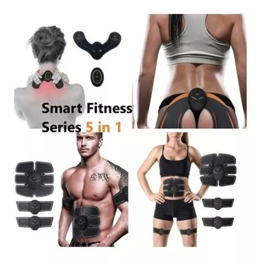 Gimnasia Pasiva Para Cuerpo Completo Smart Fitness 5 En 1