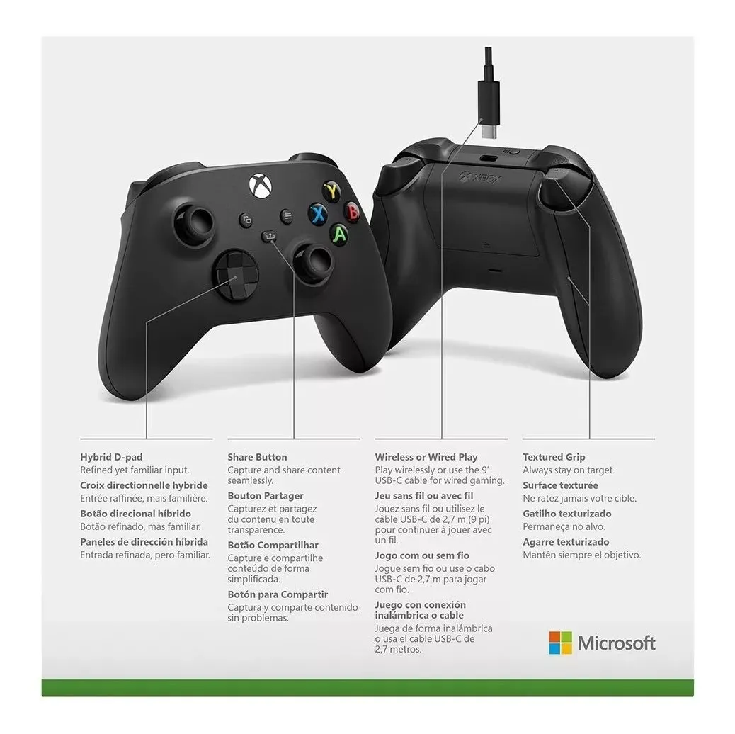 Control Microsoft Xbox One Series Serie X/S Inalambrico