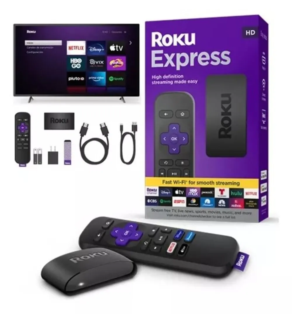 Roku Express Tv Hd Streaming Netflix Youtube Smart Tv Convertidor