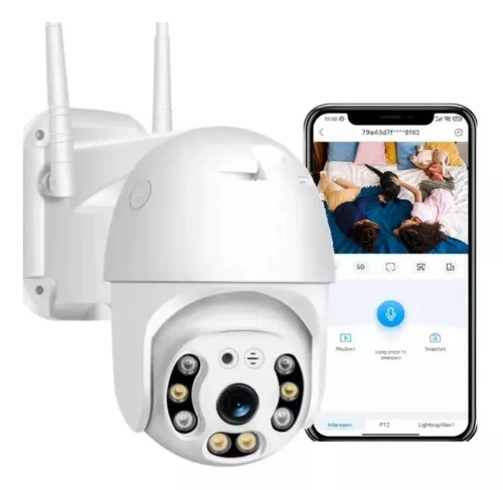 Camara IP Domo Seguridad Exterior 1080 - 360 Ptz Lan