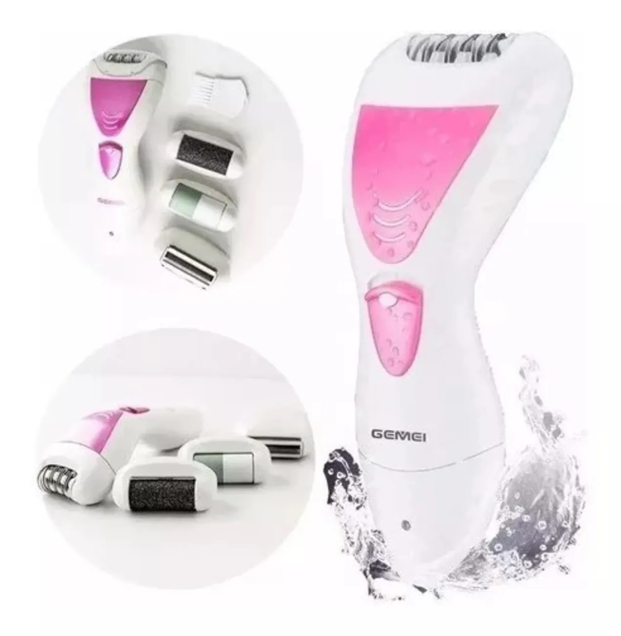 Depiladora Para Mujer Gm 7006 Profesional 4 En 1