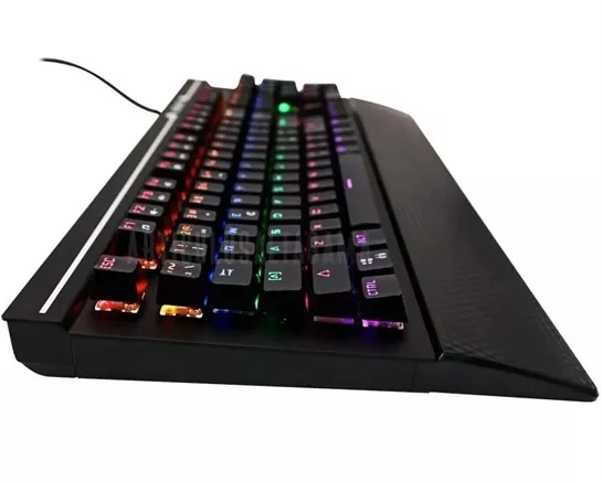 Teclado Gamer Mecanico Aoas AS-808 QWERTY Inglés US Color Negro Con luz RGB