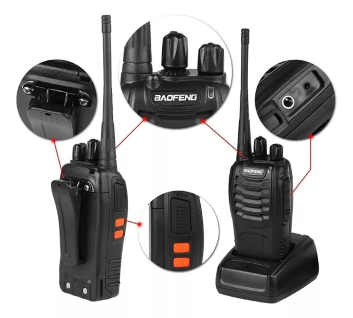 Radio Walkie Talkie Baofeng Bf-888s Paquete X2