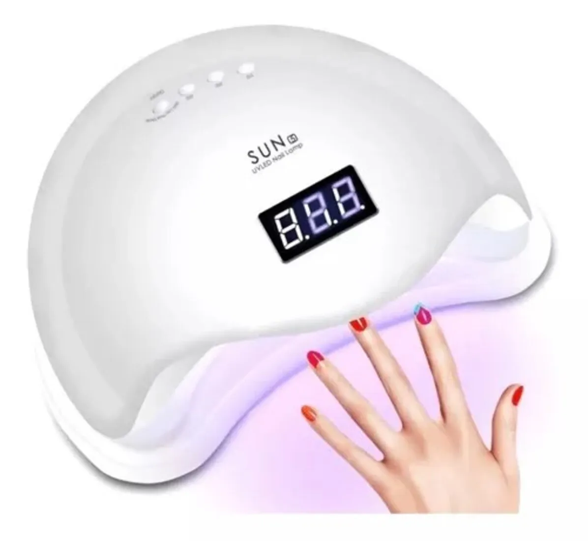 Lampara De Uñas 48 Wats  Led-uv Gel Profesional Secado Rapido