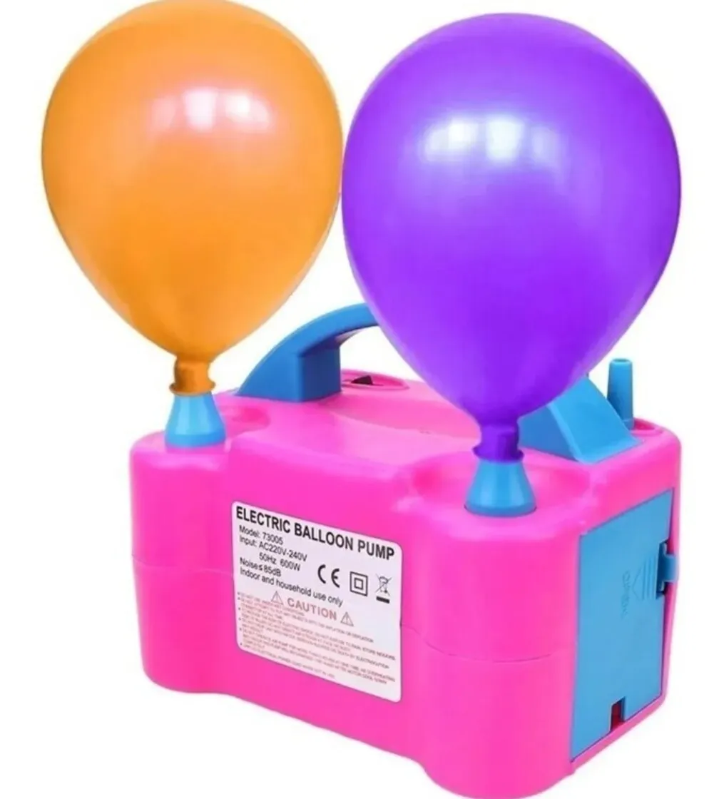 Inflador De Globos Electrico 600w Doble Boquilla