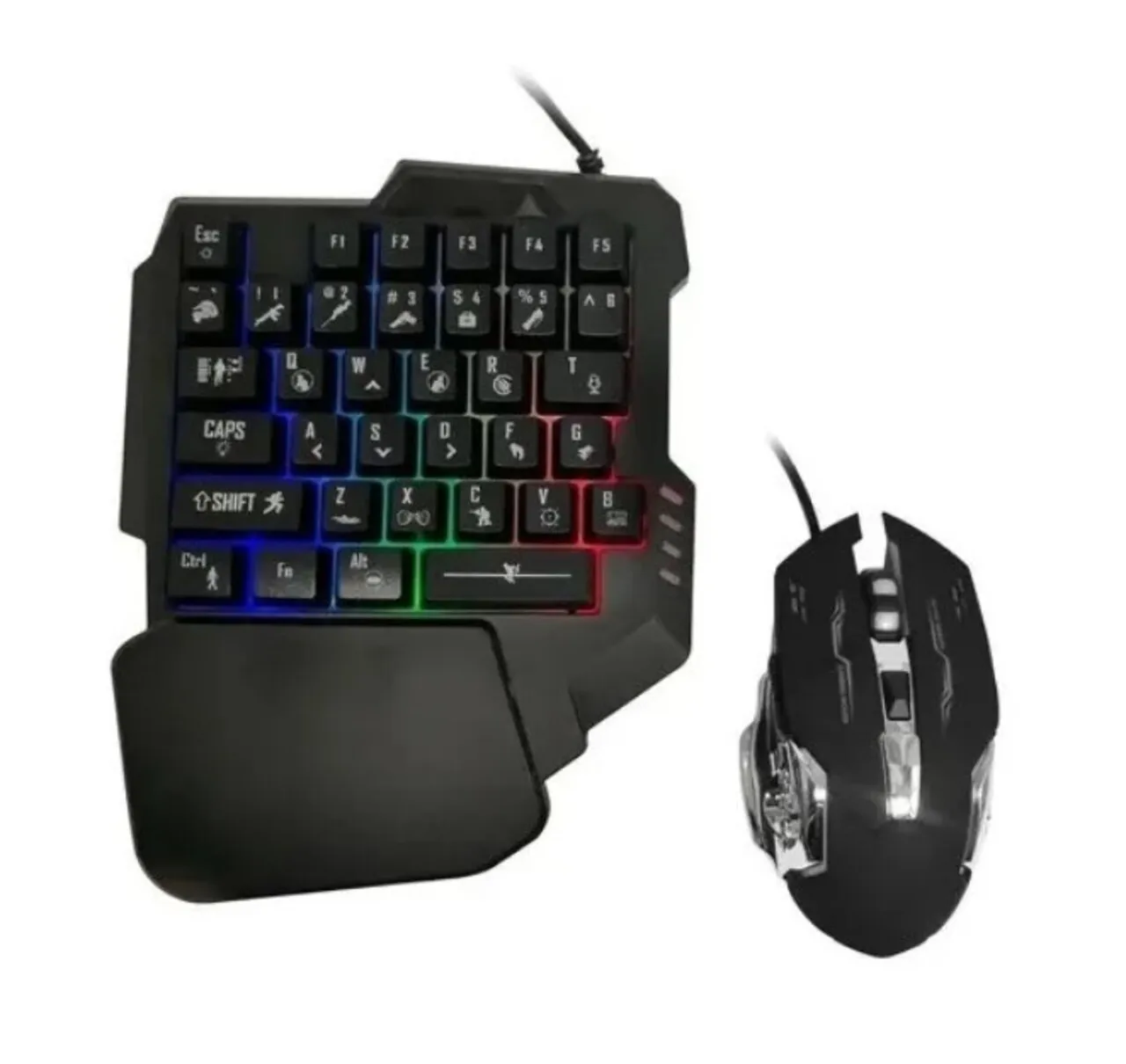 Combo Gamer Celular Bluetooth 4 In 1 Mobile Pack Mouse + Teclado