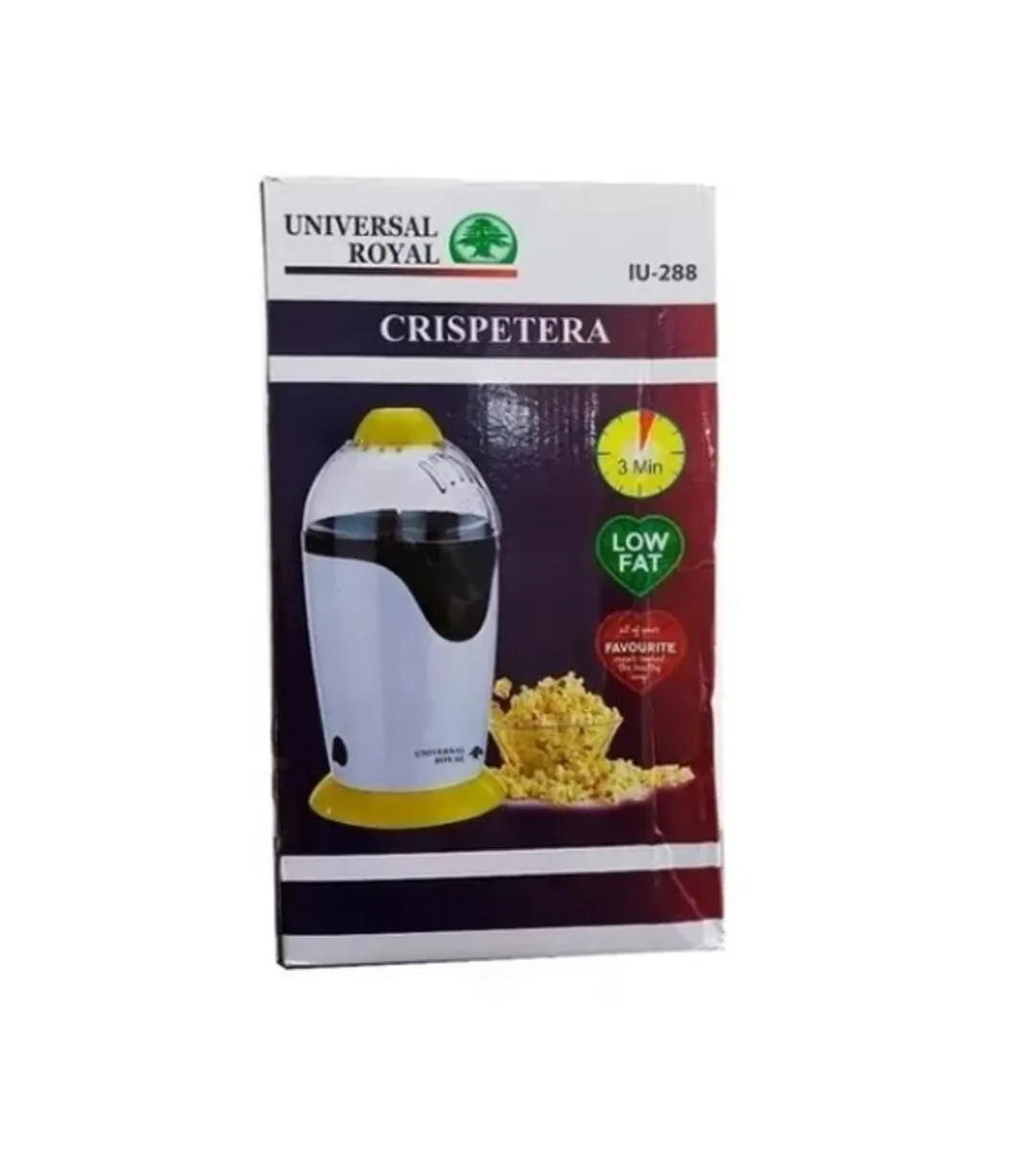 Crispetera Universal Royal Sin Aceite Máquina Palomitas