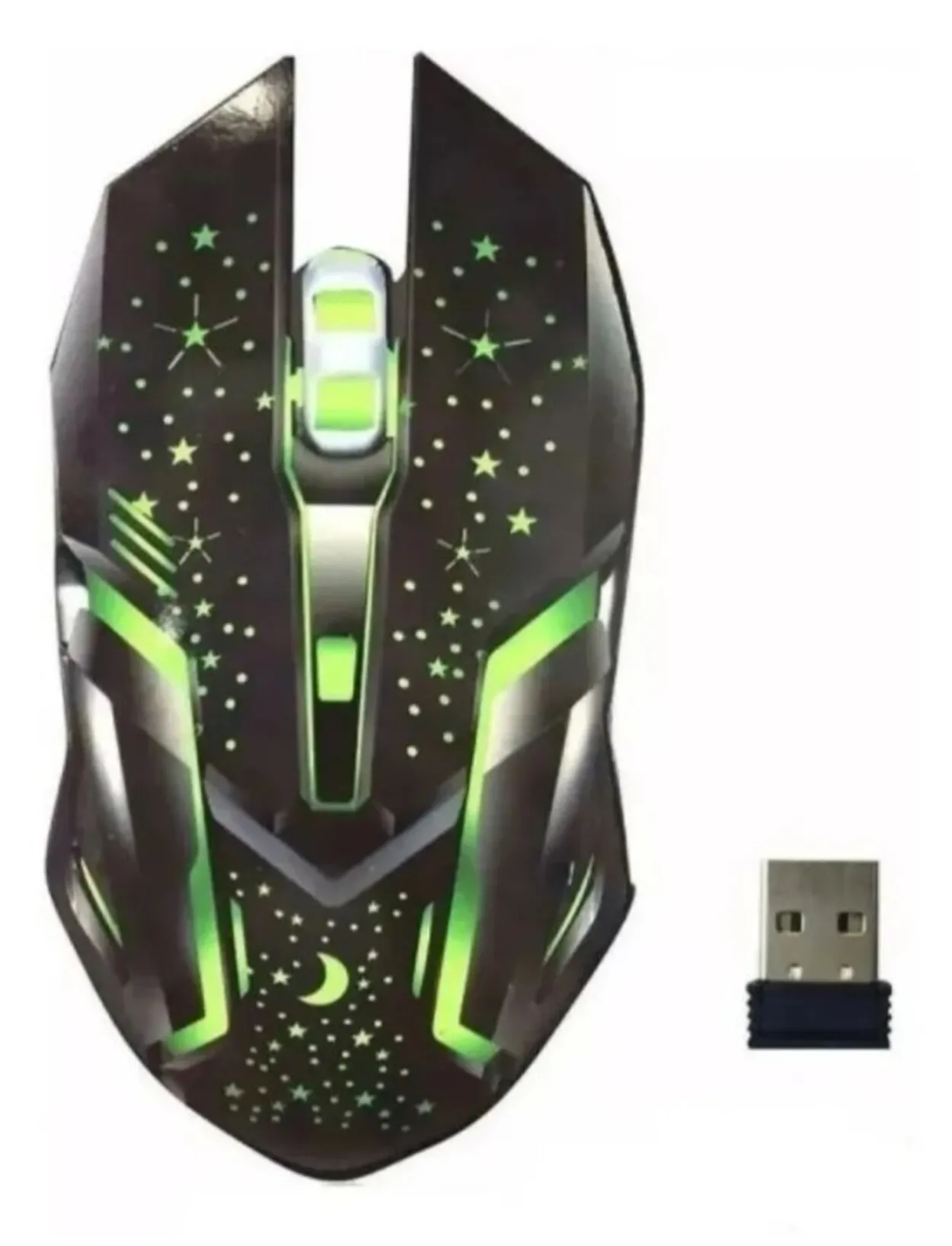 Mouse Gamer Weibo Wb-911 Retroiluminado 3200dpi Inalambrico Color Negro