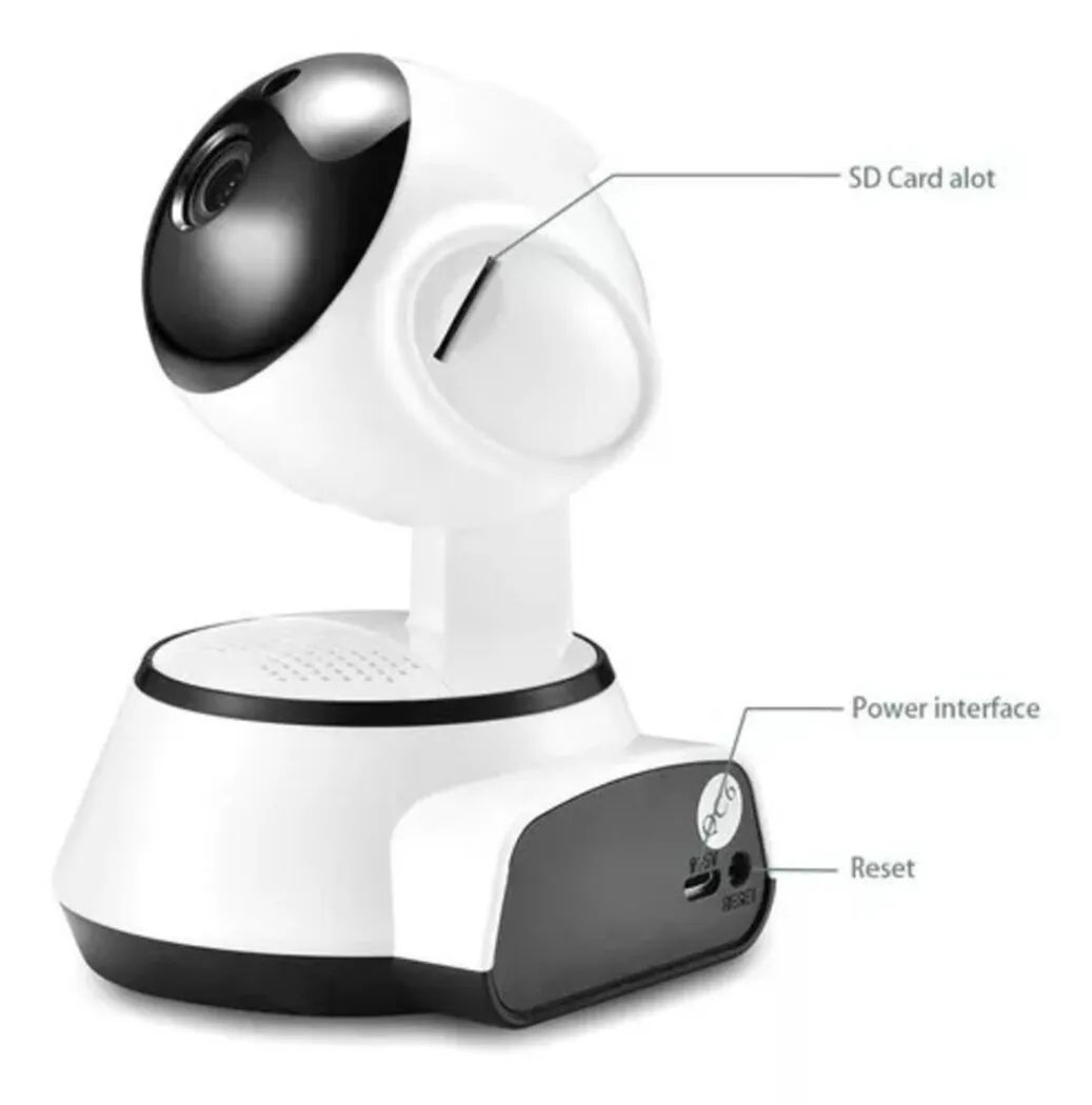 Camara Ip Robot Wifi Vigilancia 360 Hd Espia Alarma App V380