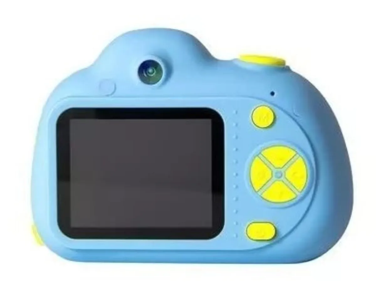 Camara Digital Para Niños Huellitas Azul Fotos Vídeos Con Juego Incorporado