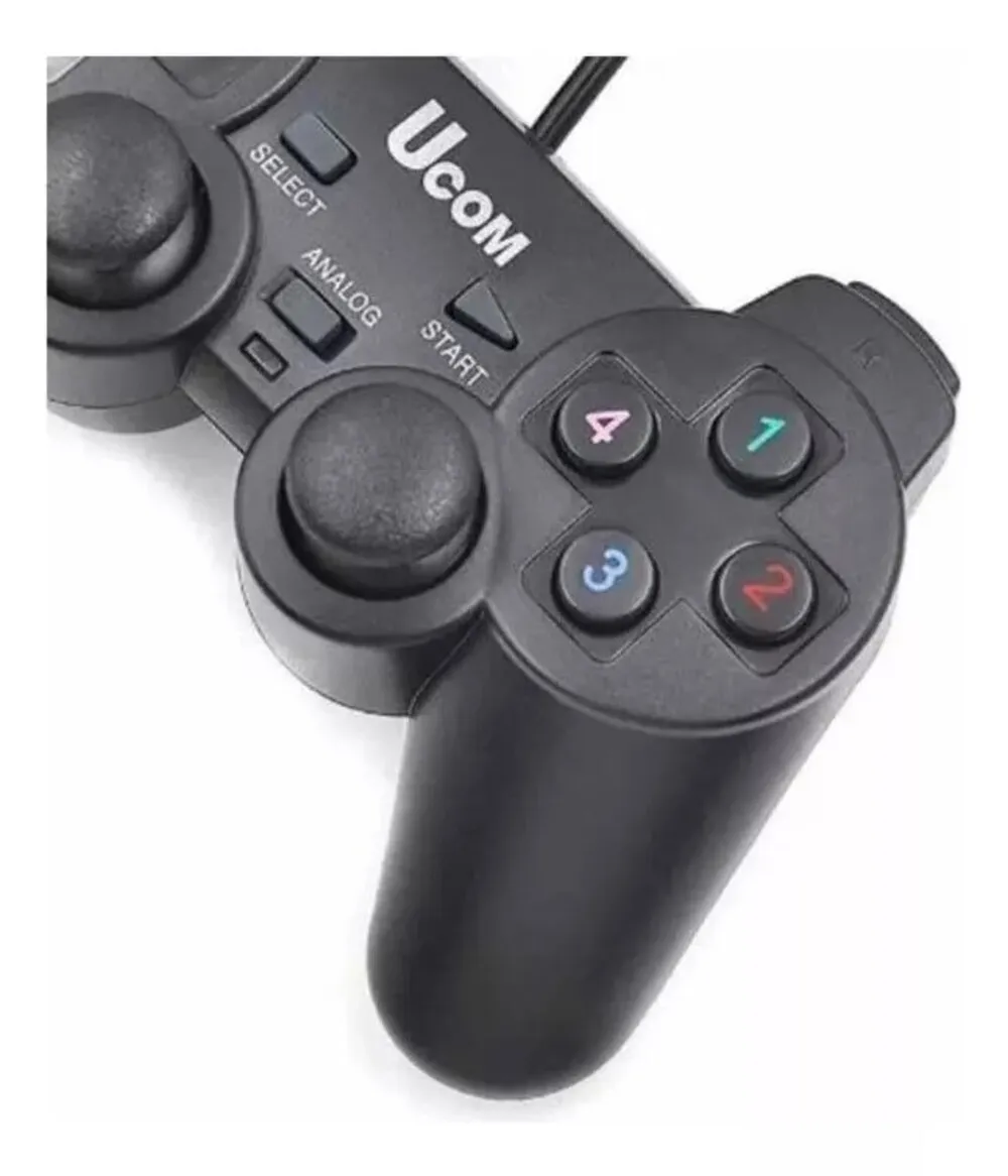 Control De Juegos Ucom Joystick Gamepad Usb Retro Turbo PC