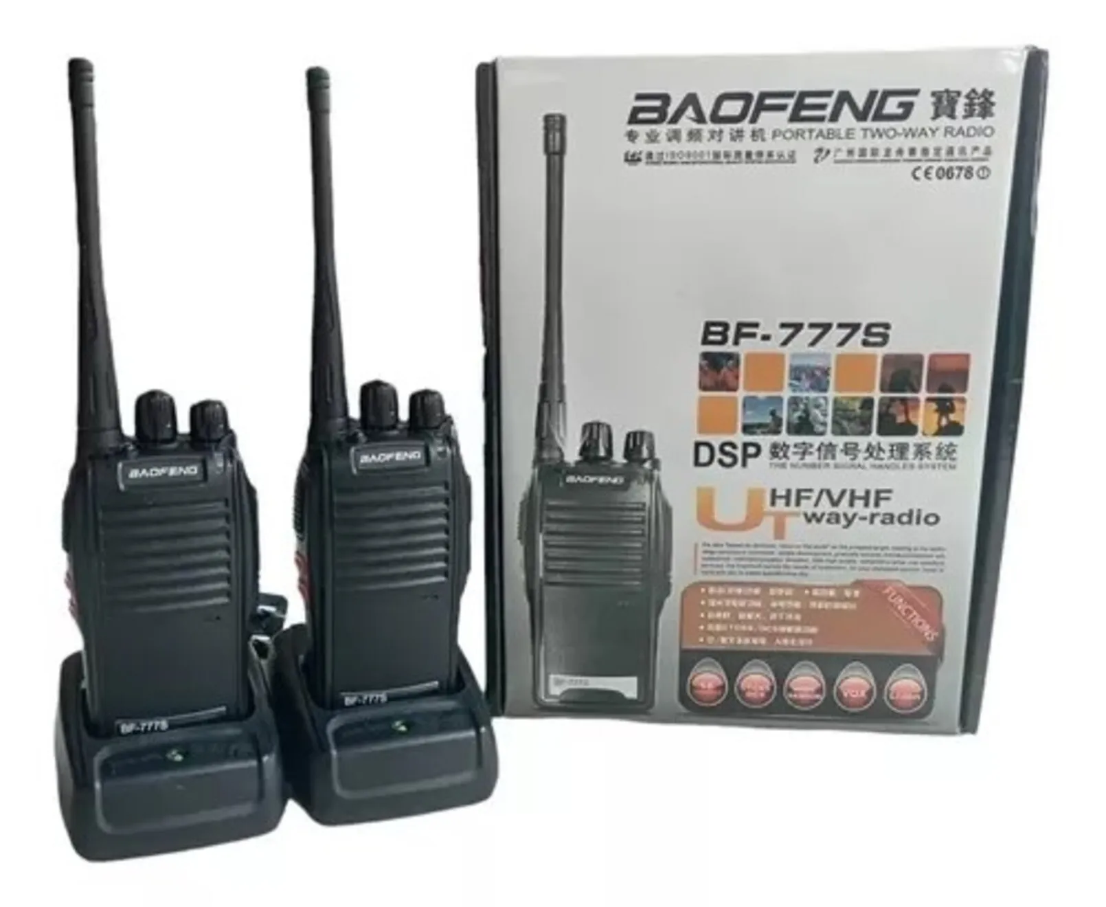 Radio De Comunicacion Walkie Talkie Baofeng 777s Paquete X2