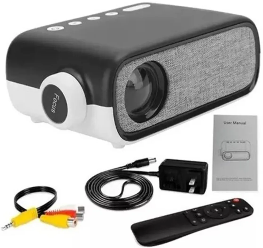 Mini Proyector LED YG280 Portátil Con Control Remoto Hd 1080p HDMI USB