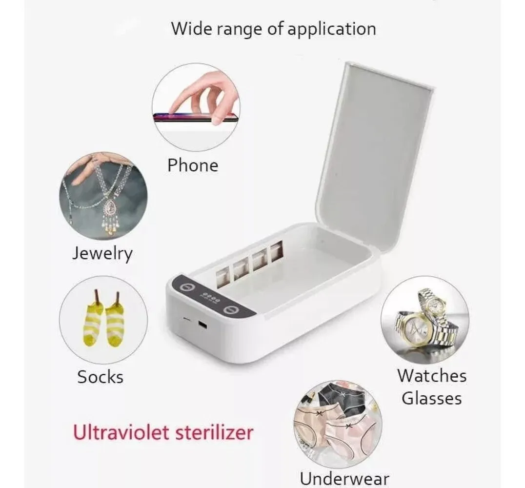 Caja Esterilizadora Uv Antivirus Antibacterial Desinfección