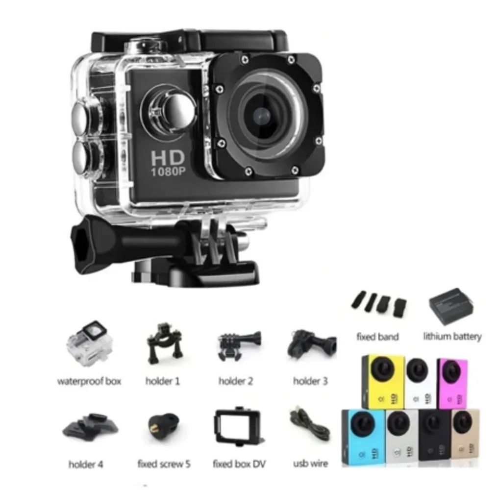 Cámara Deportiva Hd 1080p Sport Cam / Sumergible 30 Metros