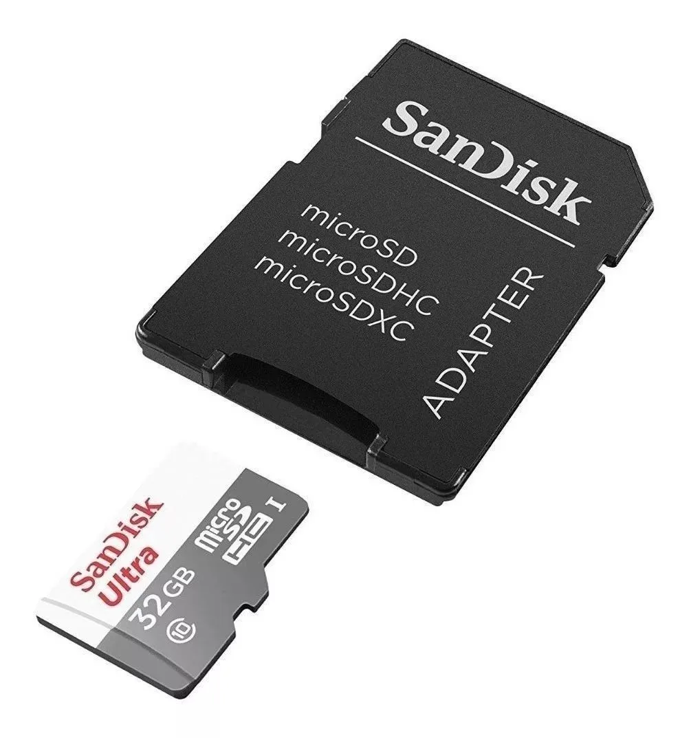 Tarjeta de Memoria Micro SD SanDisk 32GB Ultra Con Adaptador