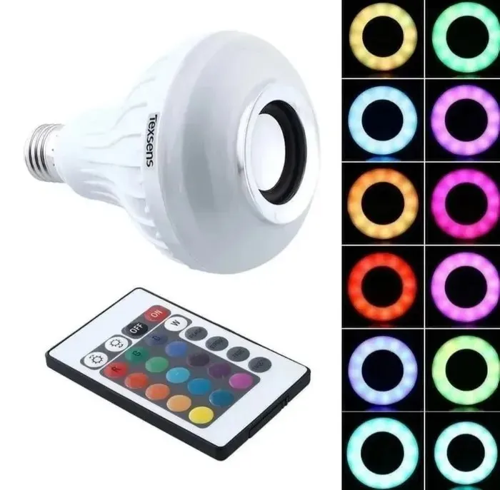  Bombillo Parlante Led Bluetooth Multicolor Rgb + Control