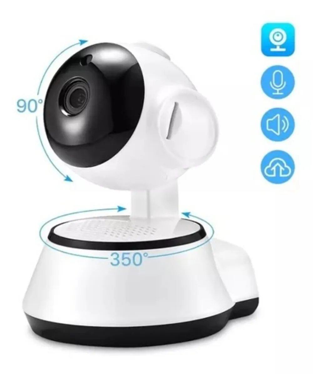 Camara Ip Robot Wifi Vigilancia 360 Hd Espia Alarma App V380