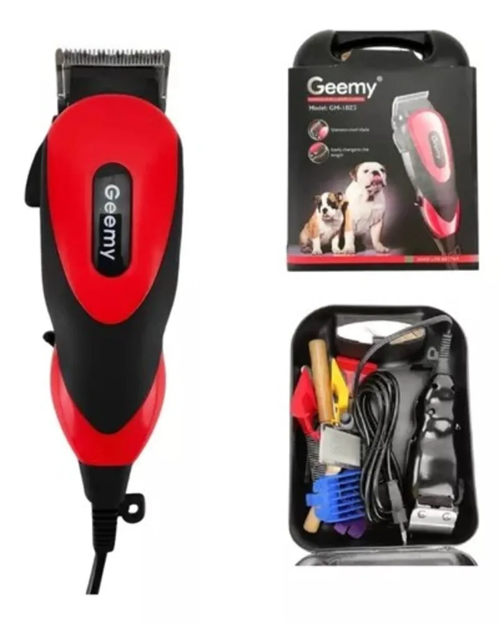 Máquina Peluquera Canina Perro Cortar Pelo Gemei 1023