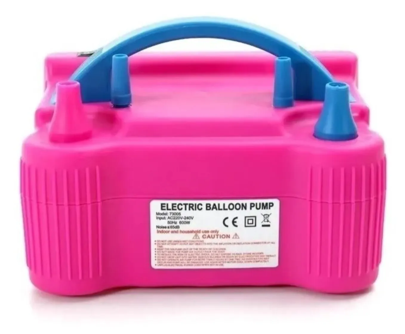 Inflador De Globos Electrico 600w Doble Boquilla