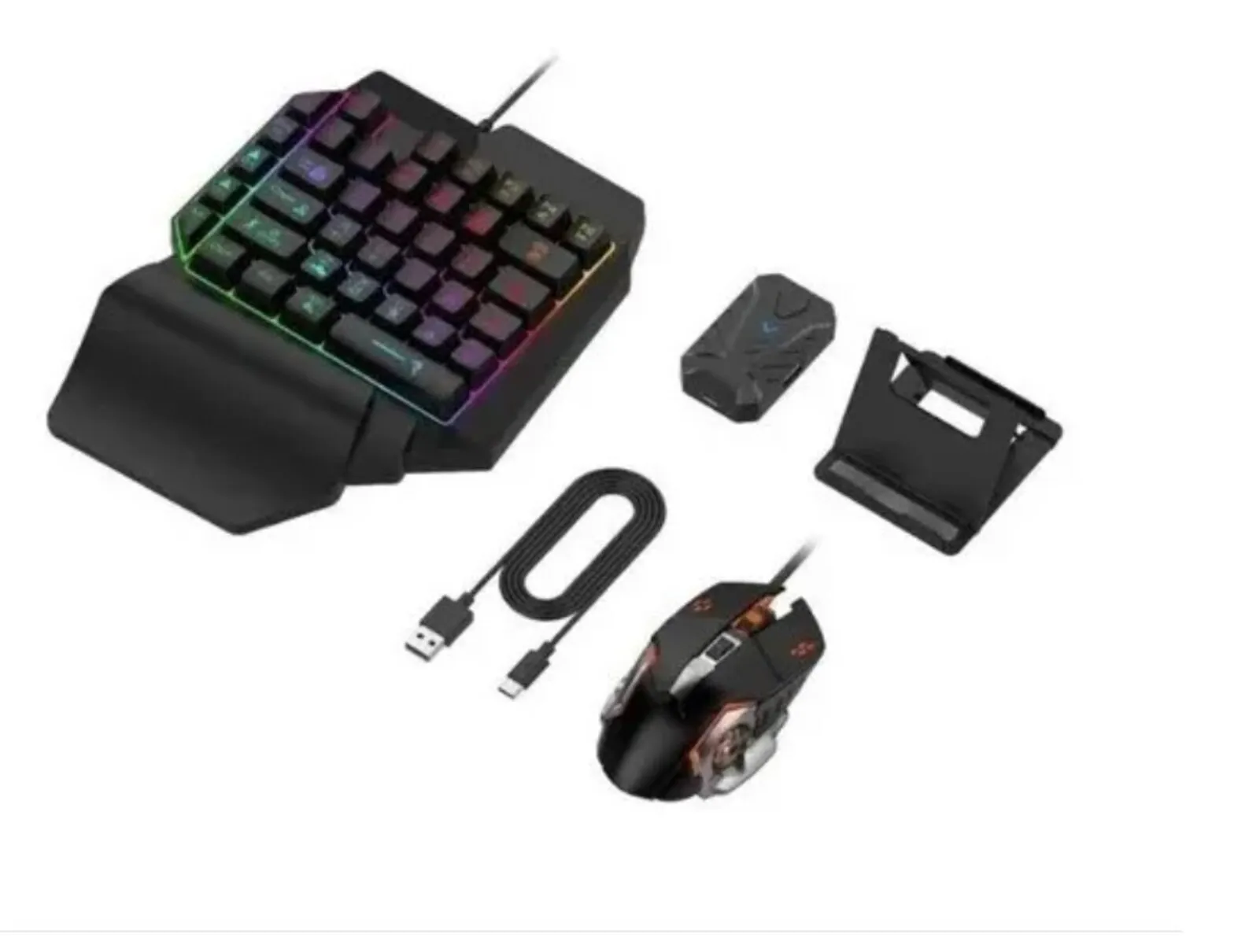 Combo Gamer Celular Bluetooth 4 In 1 Mobile Pack Mouse + Teclado