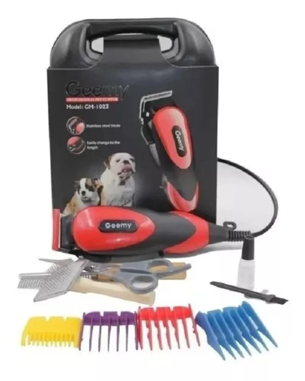 Máquina Peluquera Canina Perro Cortar Pelo Gemei 1023