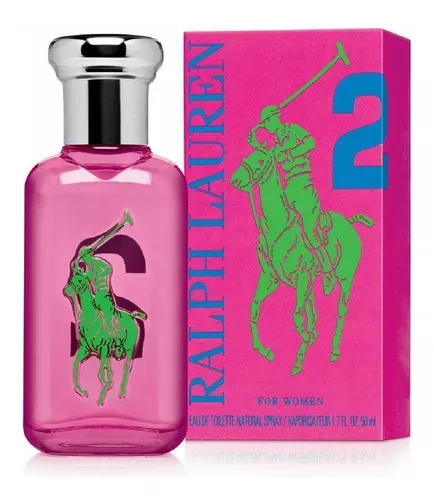 Perfume Ralph Lauren 2 Big Pony Pink Woman Eau de Toilette 100ml Original 