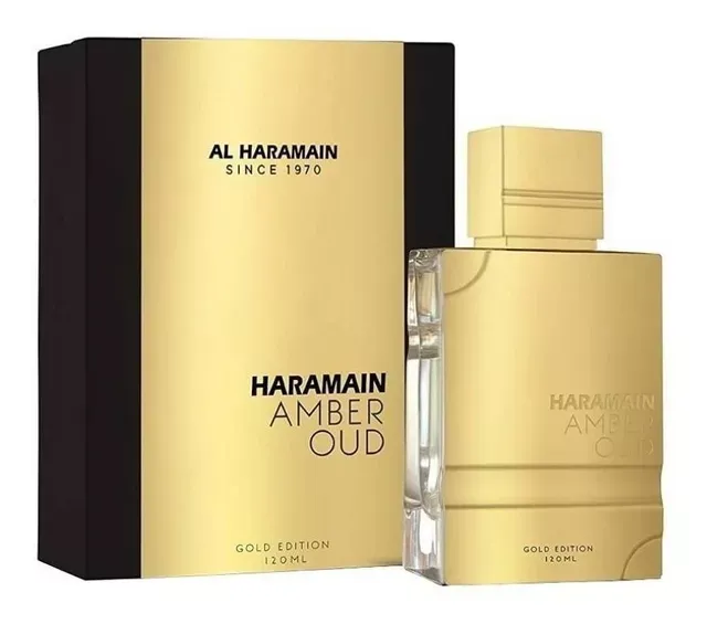 Perfume Al Haramain Amber Oud Gold Unisex Eau De Parfum 120ml Original