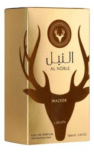 Perfume Arabe Lattafa Al Noble Wazeer Unisex 100ml Original 