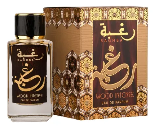 Perfume Lattafa Raghba Wood Intense Unisex Eau de Parfum 100ml Original 