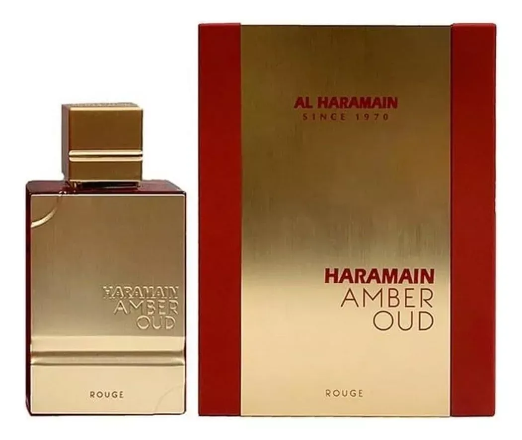 Perfume Arabe Al Haramain Amber Oud Rouge Unisex Eau De Parfum 60ml Original