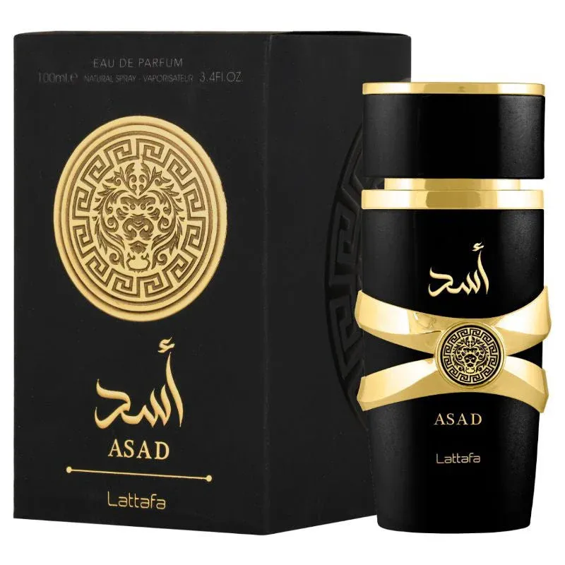 Perfume Arabe Lattafa Asad Negra Men Eau de Parfum 100ml Original 