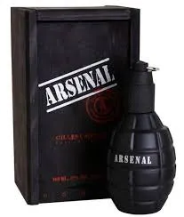 Perfume Arsenal Black Gilles Cantuel 100 Ml Eau De Parfum Men Original 