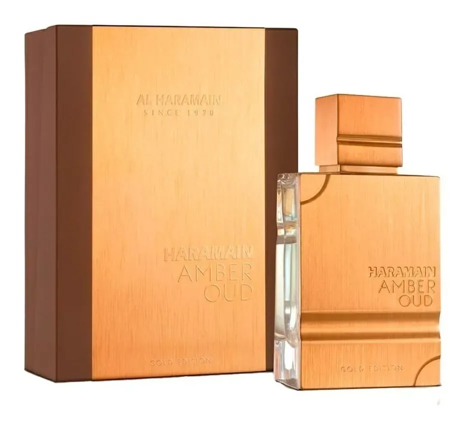 Perfume Arabe Al Haramain Amber Oud Gold Unisex Eau De Parfum 60ml Original 