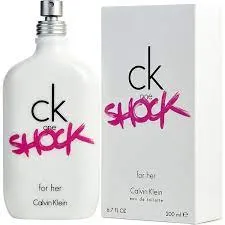 Perfume Calvin Klein One Shock 100 Ml Woman Eau De Toilette Original 