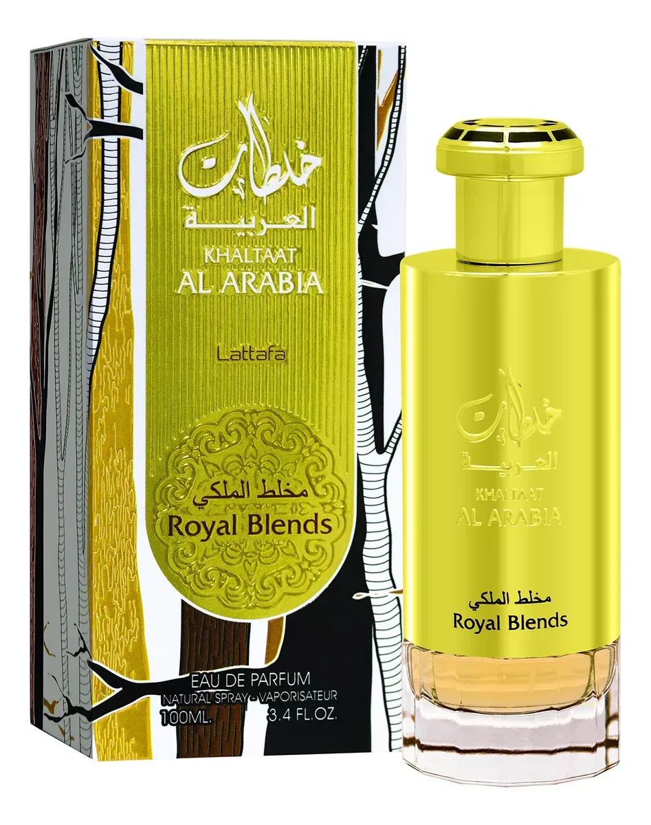 Perfume Lataffa Khaltaat Al Arabia Royal Blends Unisex Eau de Parfum 100ml Original 