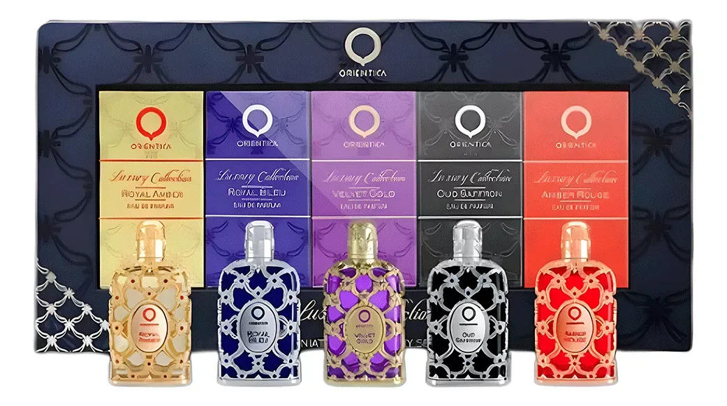 Perfume Orientica Set 5 Piezas Unisex Eau de Parfum 7.5ml Original 