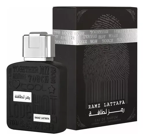 Perfume Arabe Lattafa Ramz Silver Men Eau de Parfum 100ml Original 