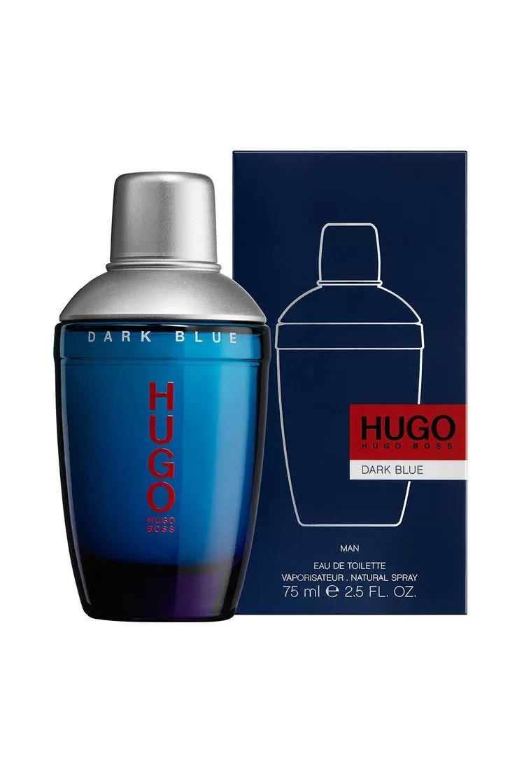 Perfume Hugo Boss Dark Blue Men Eau de Toilette 75ml Original 