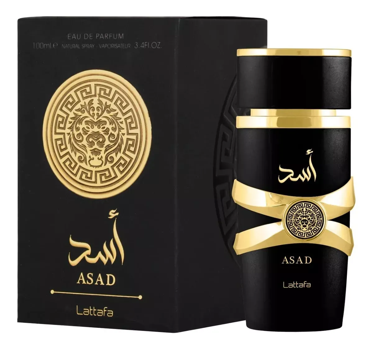 Perfume Arabe Lattafa Asad Negra Men Eau de Parfum 100ml Original 