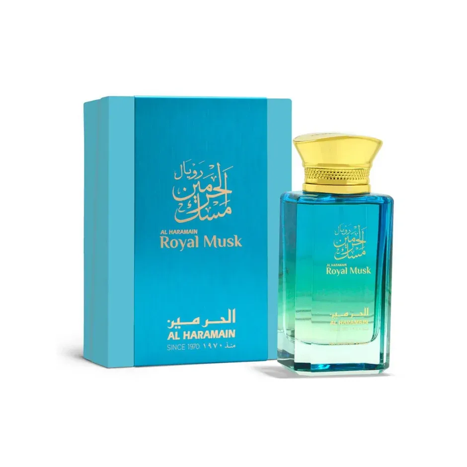 Perfume Arabe Al Haramain Royal Musk Unisex Eau De Parfum 100ml Original