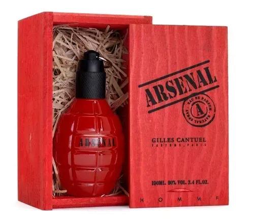 Perfume Arsenal Red Gilles Cantuel 100 Ml Eau De Parfum Men Original