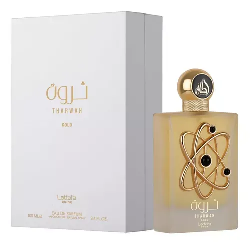 Perfume Arabe Lattafa Tharwah Gold Woman Eau de Parfum 100ml Original 